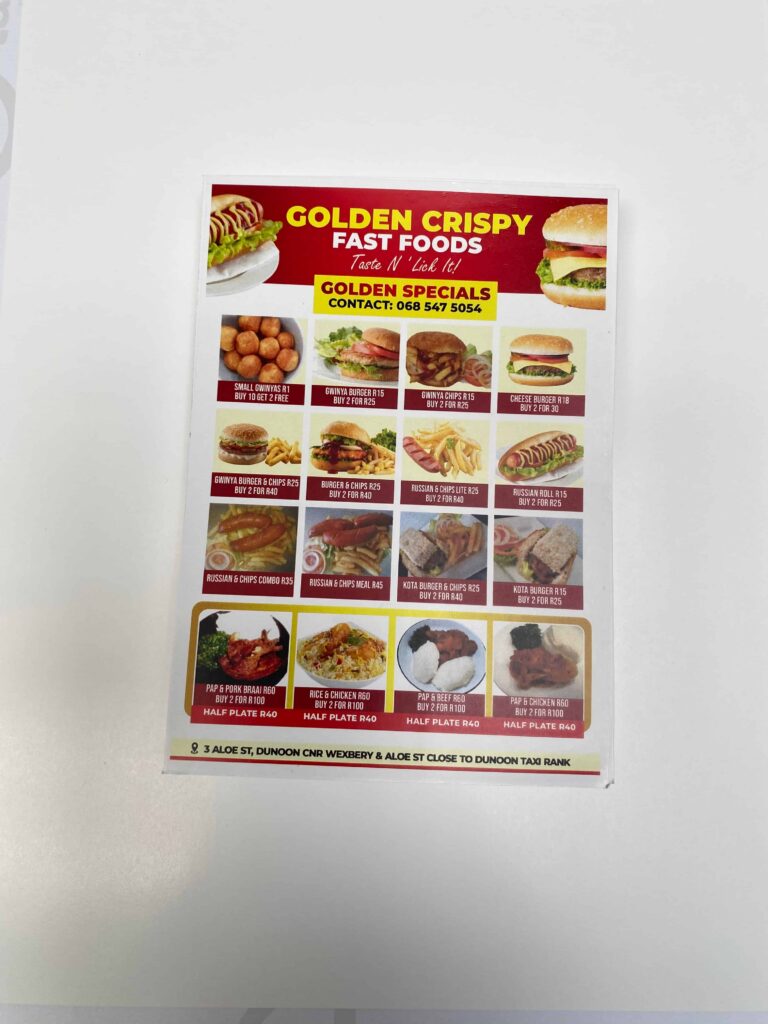 Professional flyer printing in Cape Town