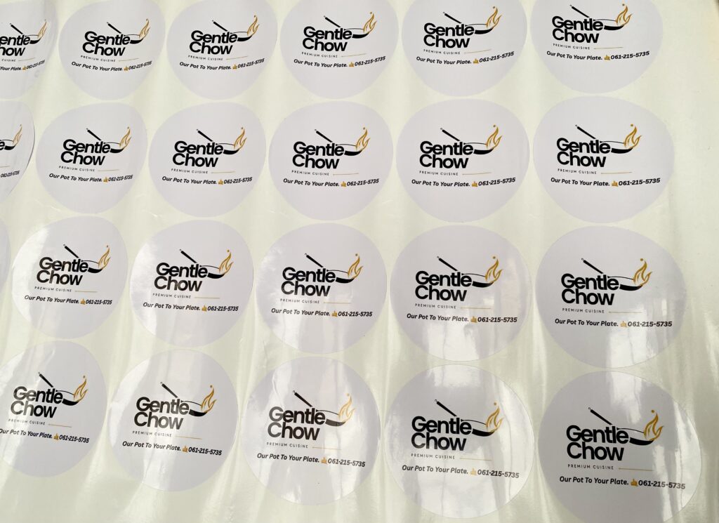 Promotional sticker printing for business branding in Cape Town