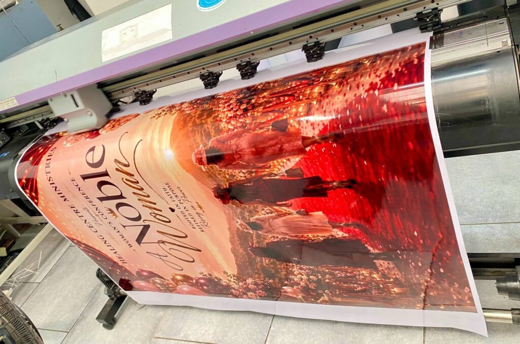 Branded vinyl printing for business signage in Cape Town