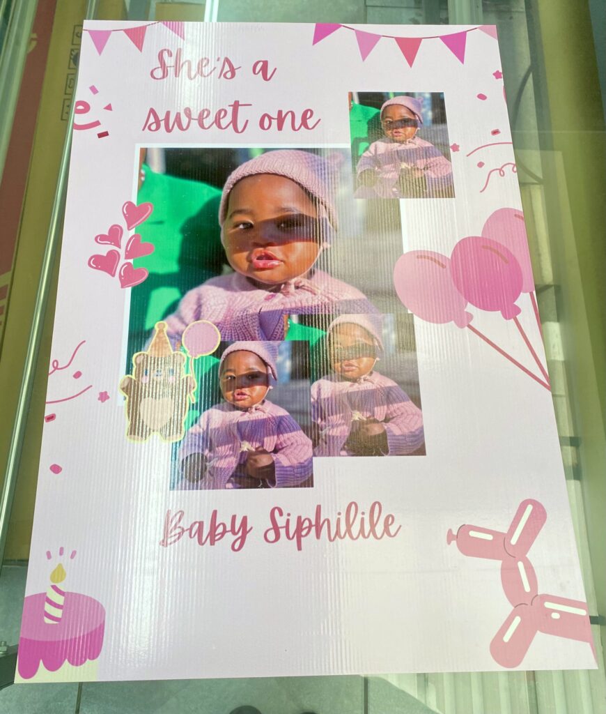 A2 Correx board printed by Maitcomp Printers in Cape Town