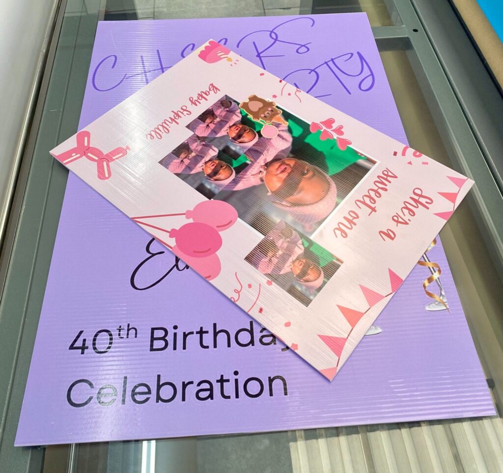 Custom Correx board printing by Maitcomp Printers in Cape Town