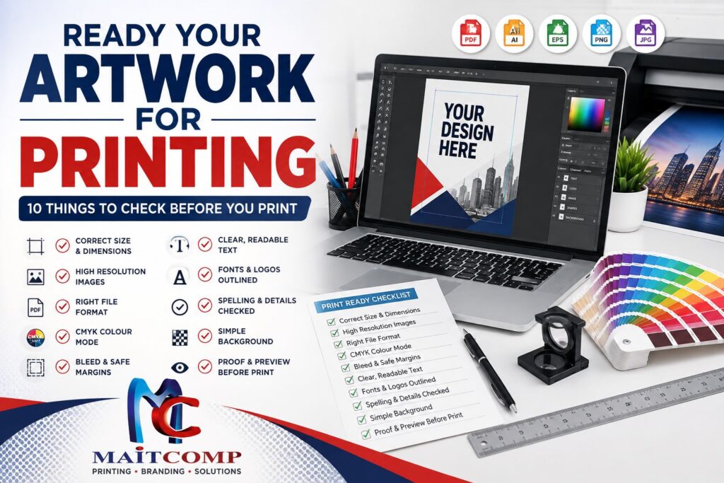 How to prepare artwork for professional printing