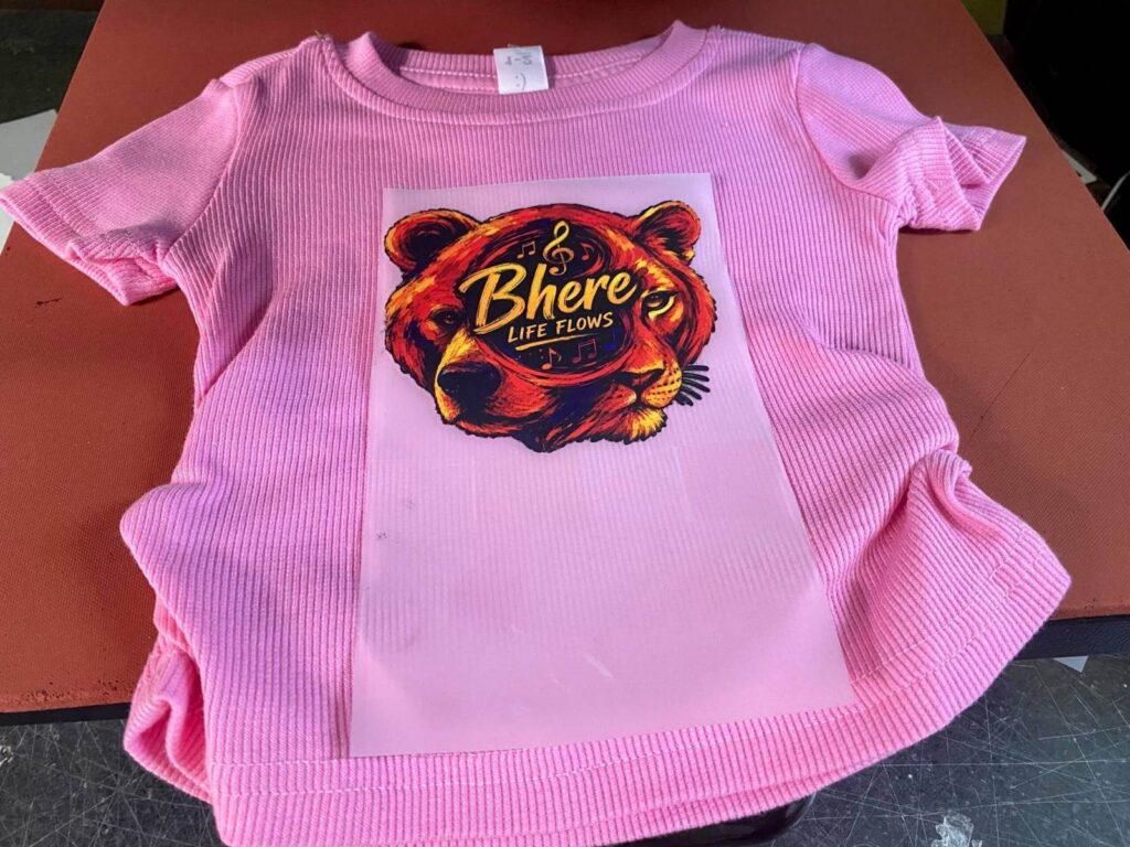Printed branded T-shirts by Maitcomp Printers