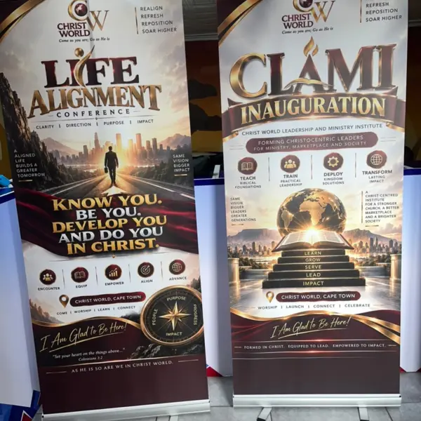 Custom pull-up, wall and promotional banner printing in Cape Town